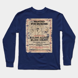 Kwai Chang Caine: Wanted Long Sleeve T-Shirt